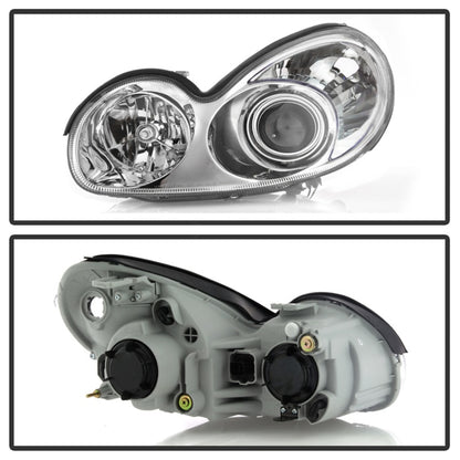 xTune 02-05 Hyundai Sonata OEM Style Headlights - Chrome (HD-JH-HYSON02-C) SPYDER