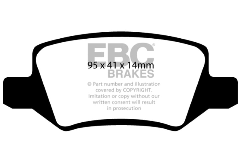 EBC GreenStuff Rear Brake Pads - DP21438