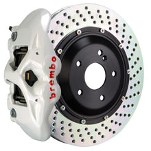 Load image into Gallery viewer, Brembo 15-18 M3 Excl CC Brakes Rr GT BBK 4Pis Cast 380x28 2pc Rotor Drilled-White