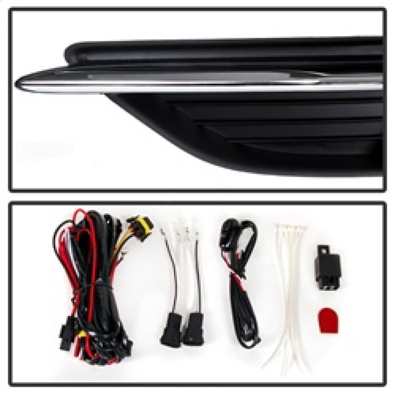 Spyder Chrysler 200 2011-2014 OEM Fog Light W/Universal Switch- Clear FL-C20011-C SPYDER