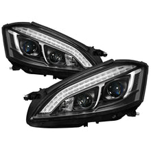 Load image into Gallery viewer, Spyder Mercedes W221 S Class 07-09 Headlights - HID Model Only - Black PRO-YD-MBW22107-HID-DRL-BK