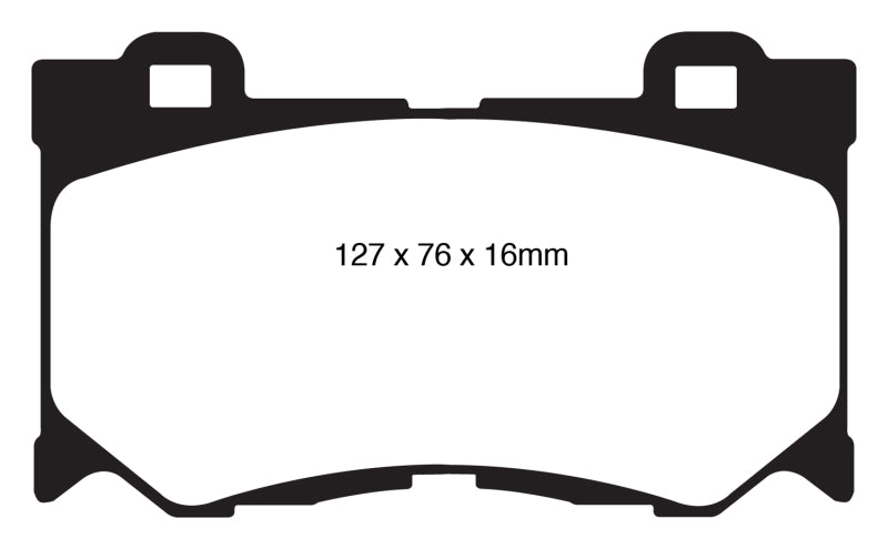 EBC GreenStuff Front Brake Pads - DP61823