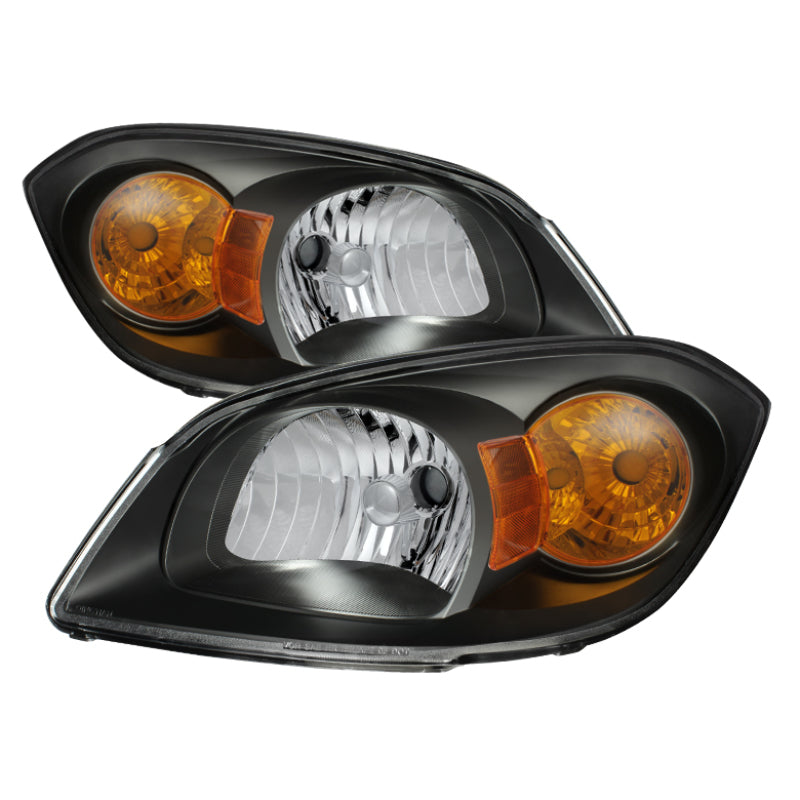 Xtune Chevy Cobalt 05-10 Crystal Headlights Black HD-JH-CCOB05-AM-BK SPYDER