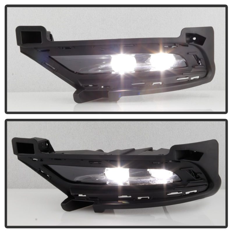 Spyder 15-19 Chrysler 300 OEM LED Fog Lights W/Switch- Clear FL-C30015-LED-C SPYDER