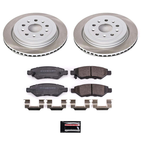 Power Stop 10-15 Chevrolet Camaro Front and Rear Semi-Coated Rotor Kit