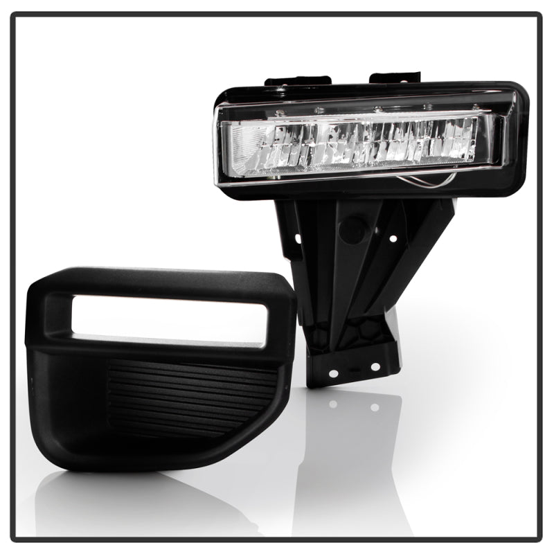 Spyder 20-22 Ford F250/F350 Super Duty OEM Full LED Fog Lights W/ Switch - Clear SPYDER