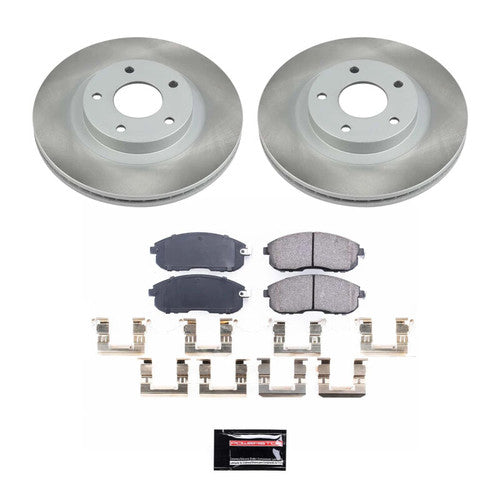 Power Stop 09-14 Nissan Maxima Front and Rear Semi-Coated Rotor Kit