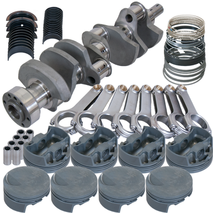 Eagle Chevy 502 4.250in Crank 6.385in H-Beam -3cc Flat Top 4.600in Pistons Rotating Assembly