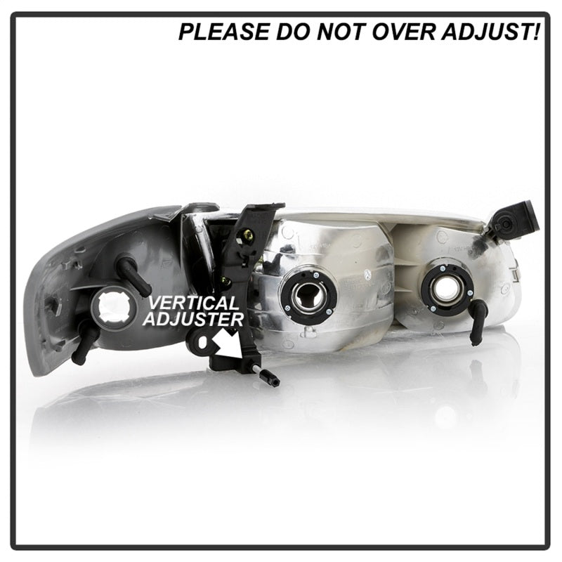 xTune 00-01 Toyota Camry 4pc OEM Style Headlights w/Corner Lights - Chrome (HD-JH-TCAM00-SET-C) SPYDER