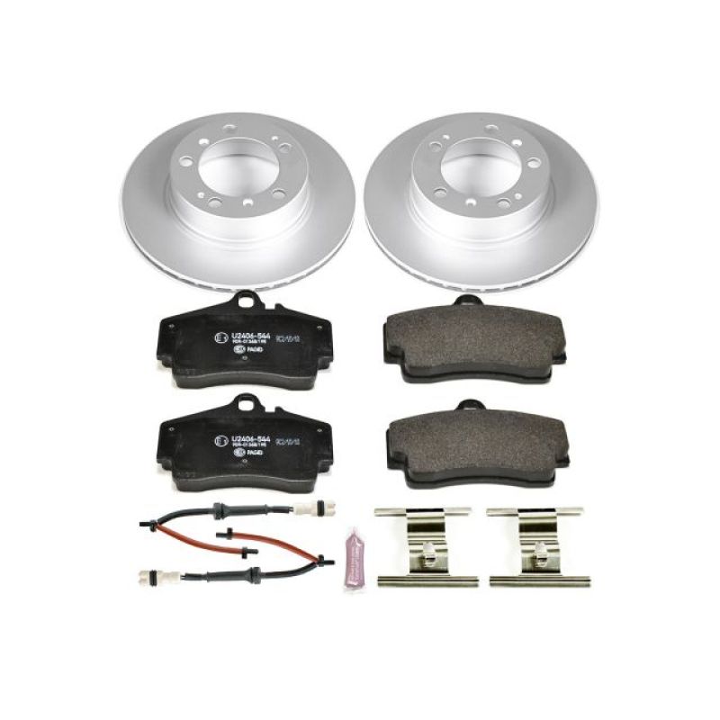 Power Stop 97-04 Porsche Boxster Rear Euro-Stop Brake Kit PowerStop