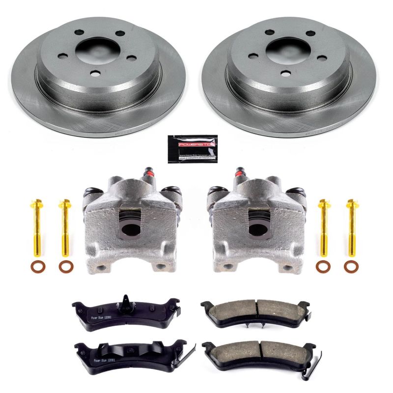 Power Stop 93-98 Jeep Grand Cherokee Rear Autospecialty Brake Kit w/Calipers PowerStop