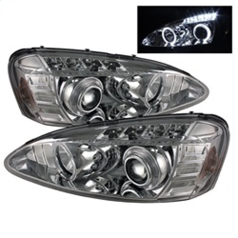 Spyder Pontiac Grand Prix 04-08 Projector Headlights LED Halo LED Chrm PRO-YD-PGP04-HL-C SPYDER