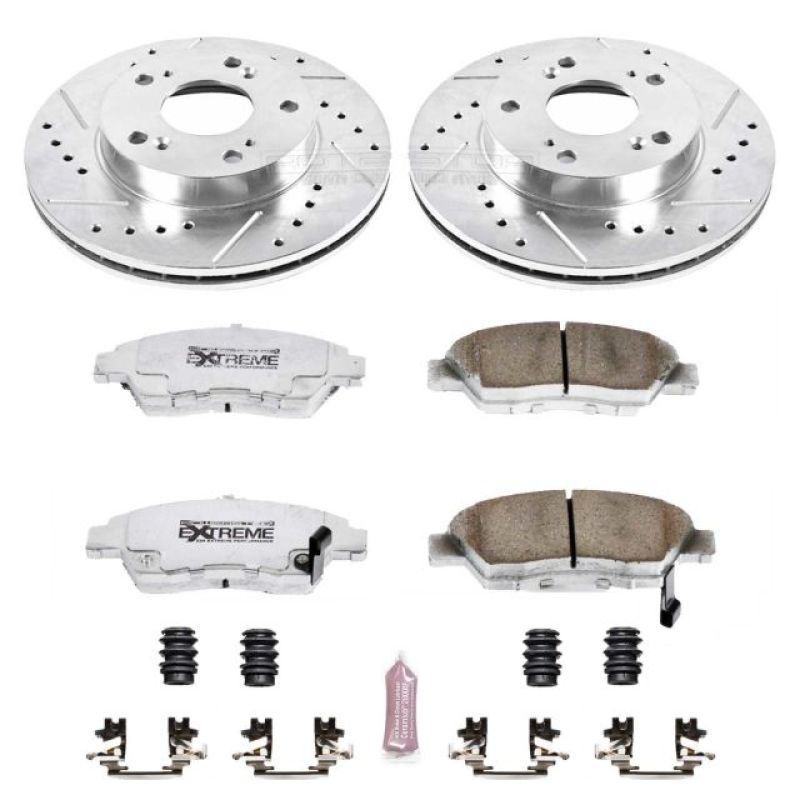Power Stop 02-06 Acura RSX Front Z26 Street Warrior Brake Kit PowerStop