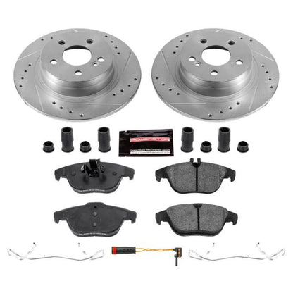 Power Stop 12-15 Mercedes-Benz C250 Rear Z23 Evolution Sport Brake Kit PowerStop