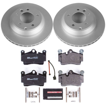 Power Stop 07-15 Audi Q7 Rear Euro-Stop Brake Kit PowerStop