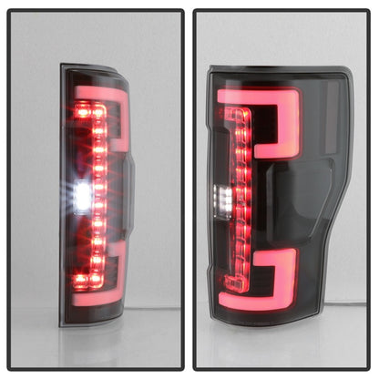 Spyder 17-18 Ford F-250 Super Duty (Excl LED Models) LED Tail Lights - Blk Smk (ALT-YD-FS17-LED-BSM) SPYDER