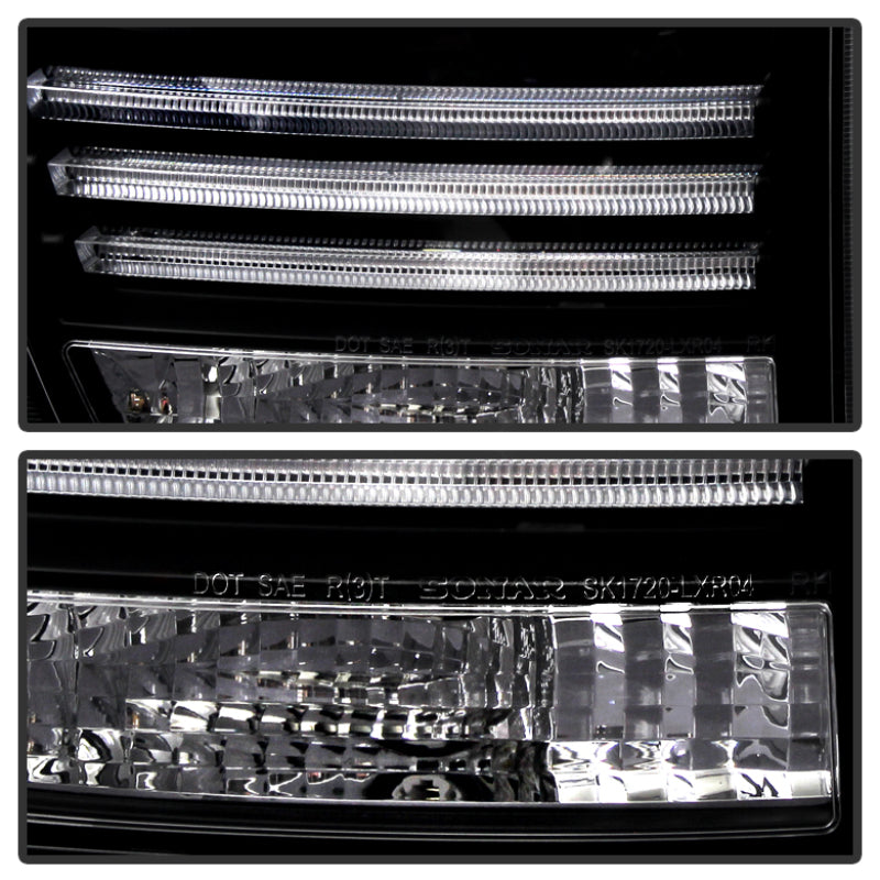 Spyder Lexus RX330/RX350 04-09 LED Tail Lights Black ALT-YD-LRX04-LED-BK SPYDER