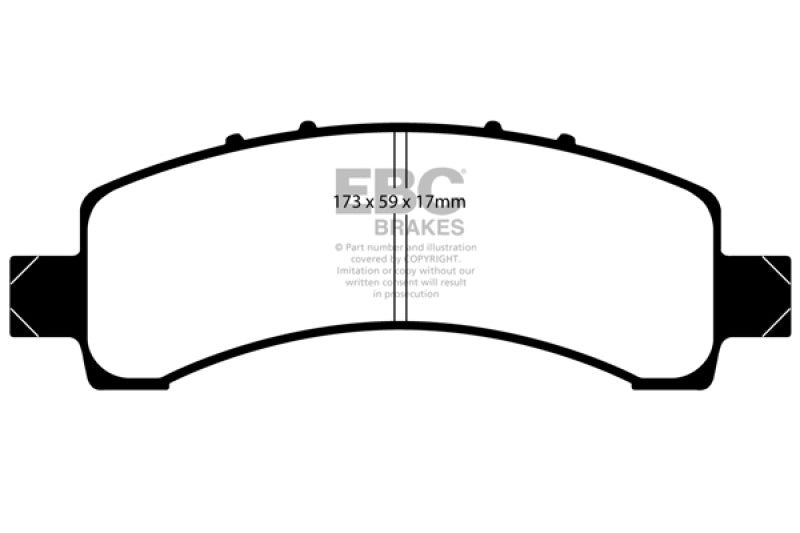 EBC YellowStuff Rear Brake Pads - DP41667R EBC