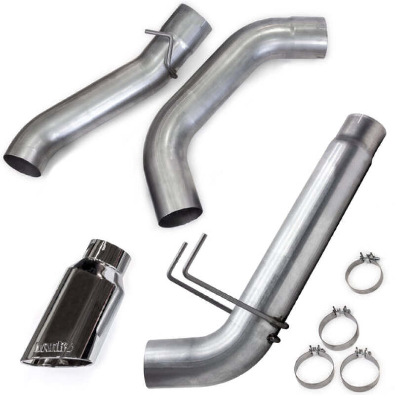 Banks Power 19-23 Dodge Ram Mega Cab 6.7L Cummins Monster Exhaust - SS Single Exhaust w/ Chrome Tip Banks Power