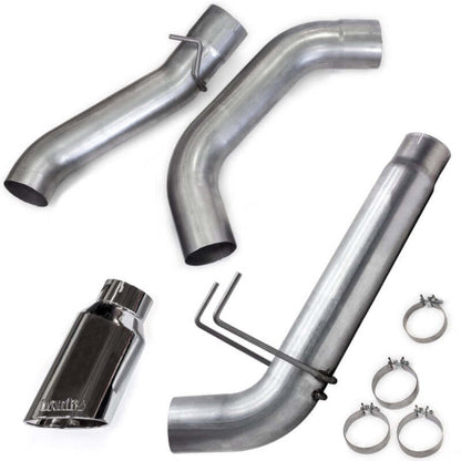 Banks Power 19-23 Dodge RAM Monster Exhaust 5.0in Single 6.7L MCSB DRW w/ SideKick S/S Chrome Tip Banks Power