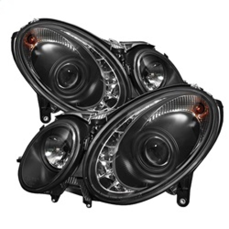 Spyder Mercedes Benz E-Class 03-06 Projector Xenon/HID Model- DRL- Blk PRO-YD-MBW21103-HID-DRL-BK SPYDER