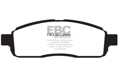 EBC YellowStuff Front Brake Pads - DP41843R EBC
