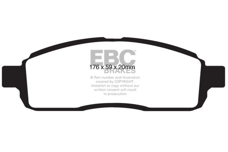 EBC Ultimax2 Front Brake Pads - UD1392