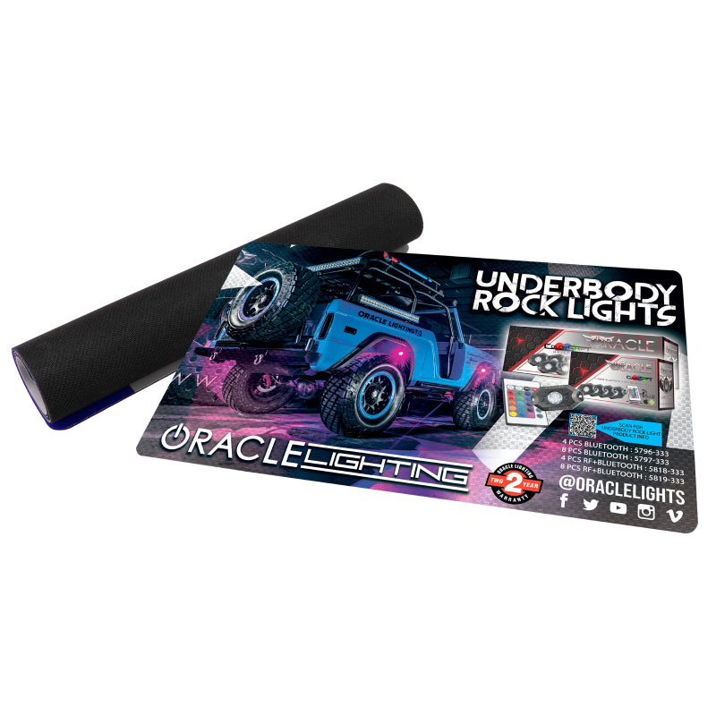 Oracle Neoprene Counter Mat 24in x 14in - Rock Light Design SEE WARRANTY