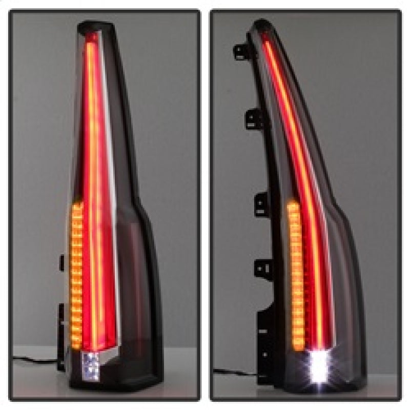 xTune GMC Yukon 15-17 LED Tail Lights (Escalade Style) - Black ALT-JH-GY15-2IN1LED-BK SPYDER