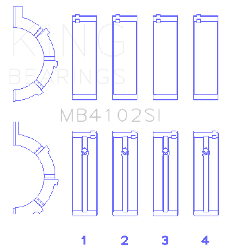 King Engine Chrysler Bearings Set