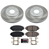 Power Stop 16-21 Mazda CX-3 Front Semi-Coated Rotor Kit