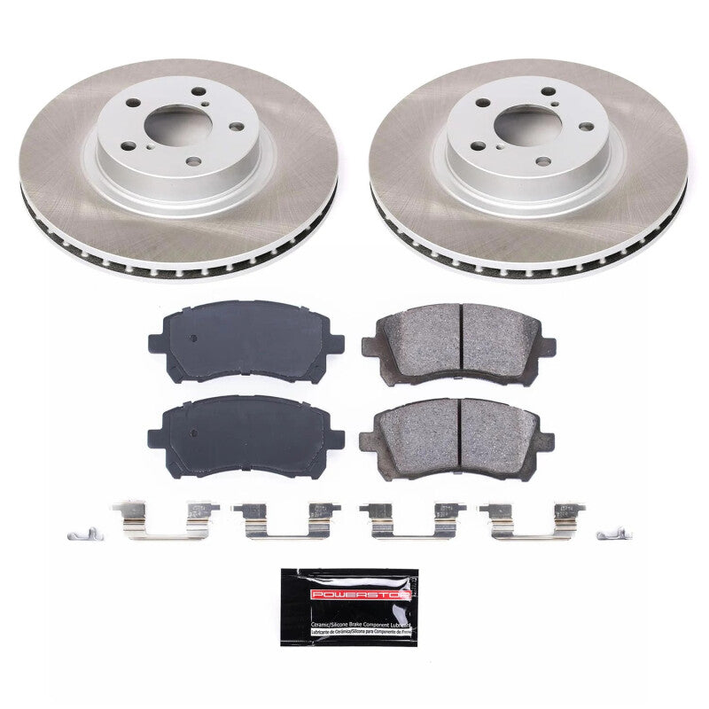 Power Stop 2000 Subaru Outback Front Semi-Coated Rotor Kit PowerStop