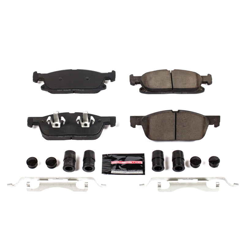 Power Stop 15-19 Ford Edge Front Z23 Evolution Sport Brake Pads w/Hardware PowerStop