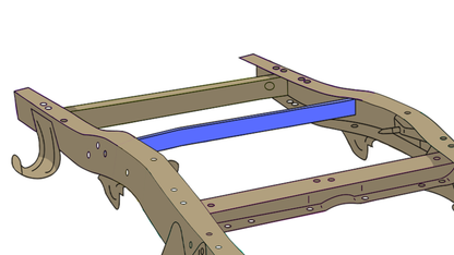 Rustbuster Spare Tire Crossmember Support