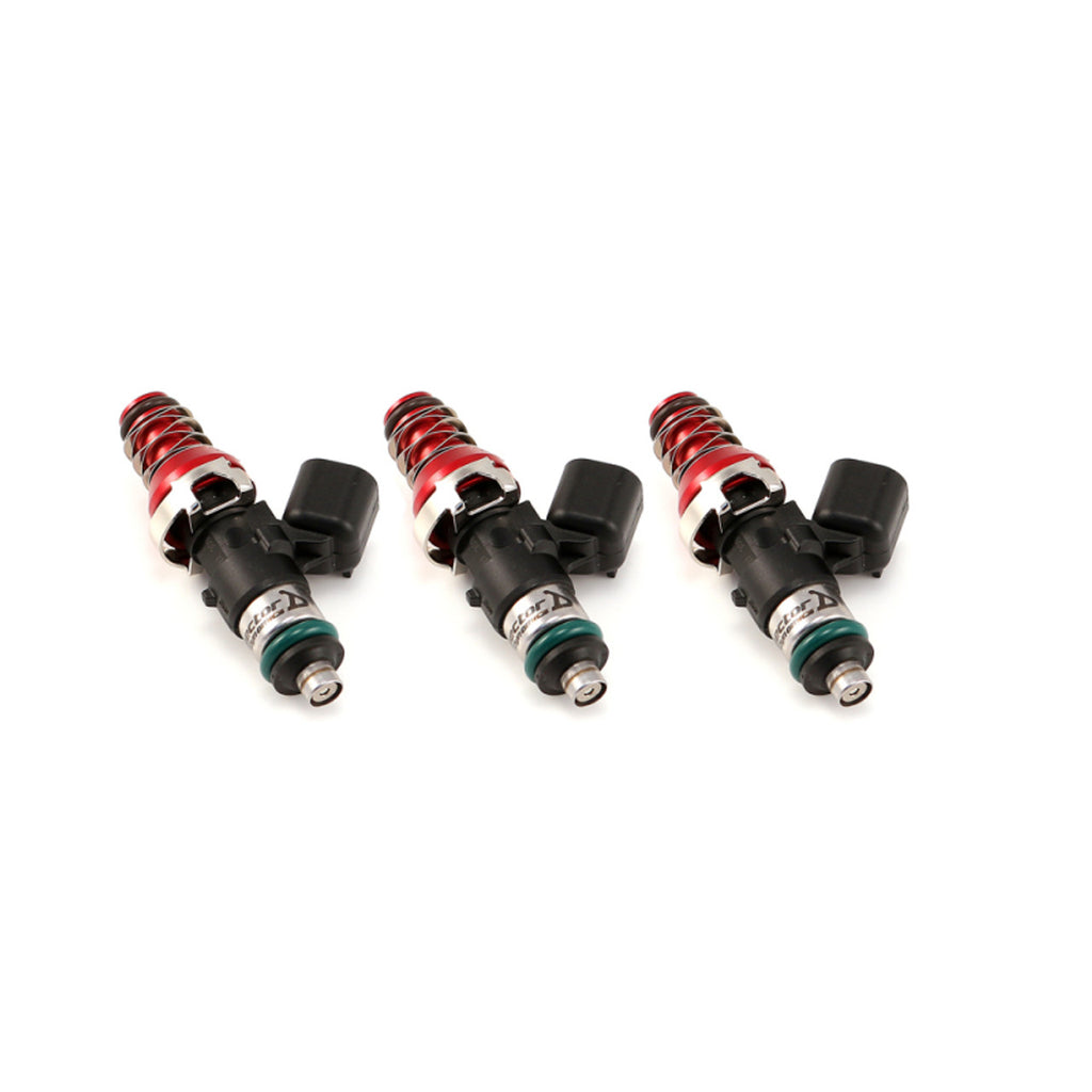 Injector Dynamics 1340cc Injectors - 48mm Length - 11mm Gold Top - 14mm Lower O-Ring (Set of 3) - 1300.48.11.14.3