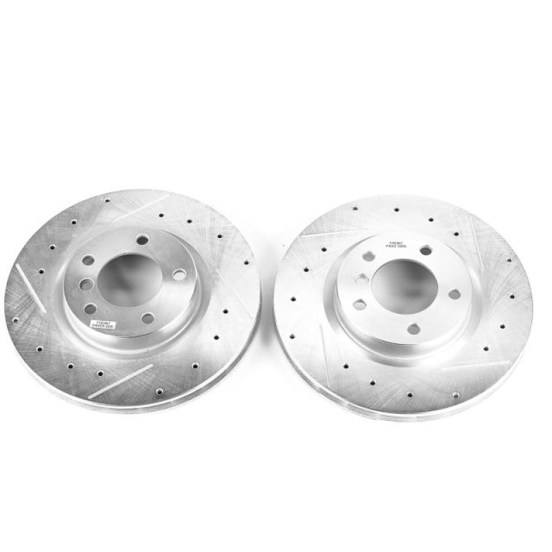 Power Stop 95-99 BMW M3 Front Evolution Drilled & Slotted Rotors - Pair PowerStop