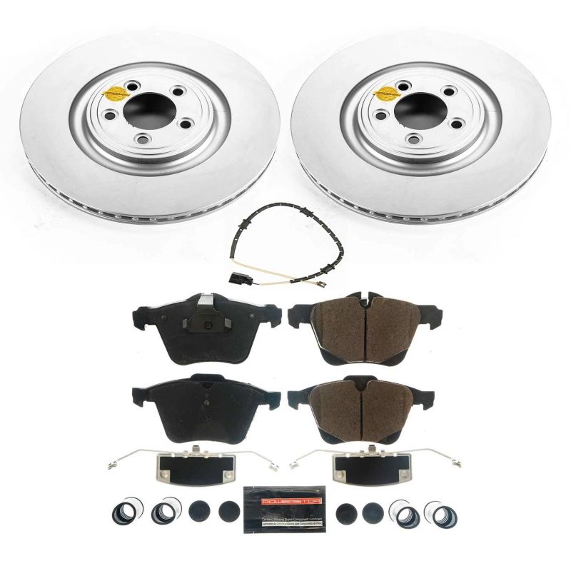 Power Stop 18-19 Jaguar F-Type Front Z17 Evolution Geomet Coated Brake Kit PowerStop