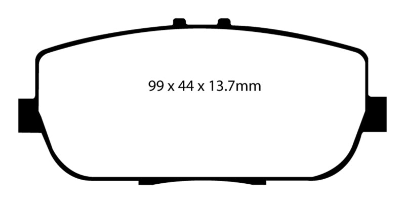 EBC Ultimax2 Rear Brake Pads - UD1180 EBC