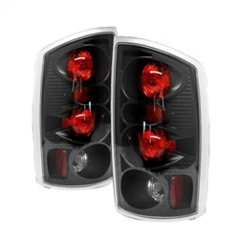 Spyder Dodge Ram 02-06 1500/Ram 2500/3500 03-06 Euro Style Tail Lights Black ALT-YD-DRAM02-BK SPYDER