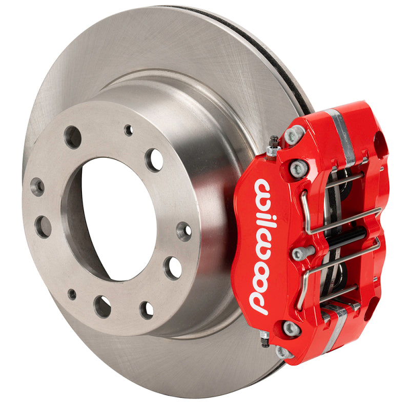 Wilwood kit rear NDPR PORS 911 1969-83 11.42X.80 rotor red W/LINES