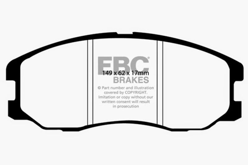 EBC YellowStuff Front Brake Pads - DP41975R EBC