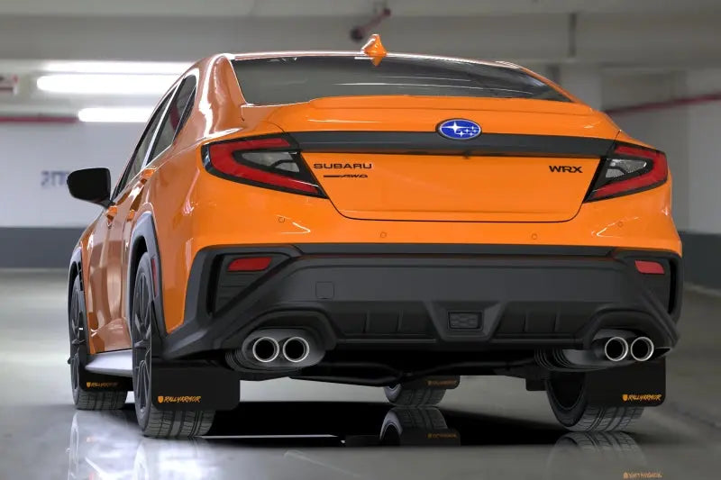 Rally Armor 2022+ Subaru WRX Black UR Mud Flap Altered Font Met. Blk Logo Rally Armor