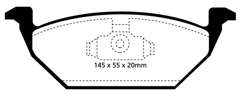 EBC RedStuff Front Brake Pads - DP31117C EBC