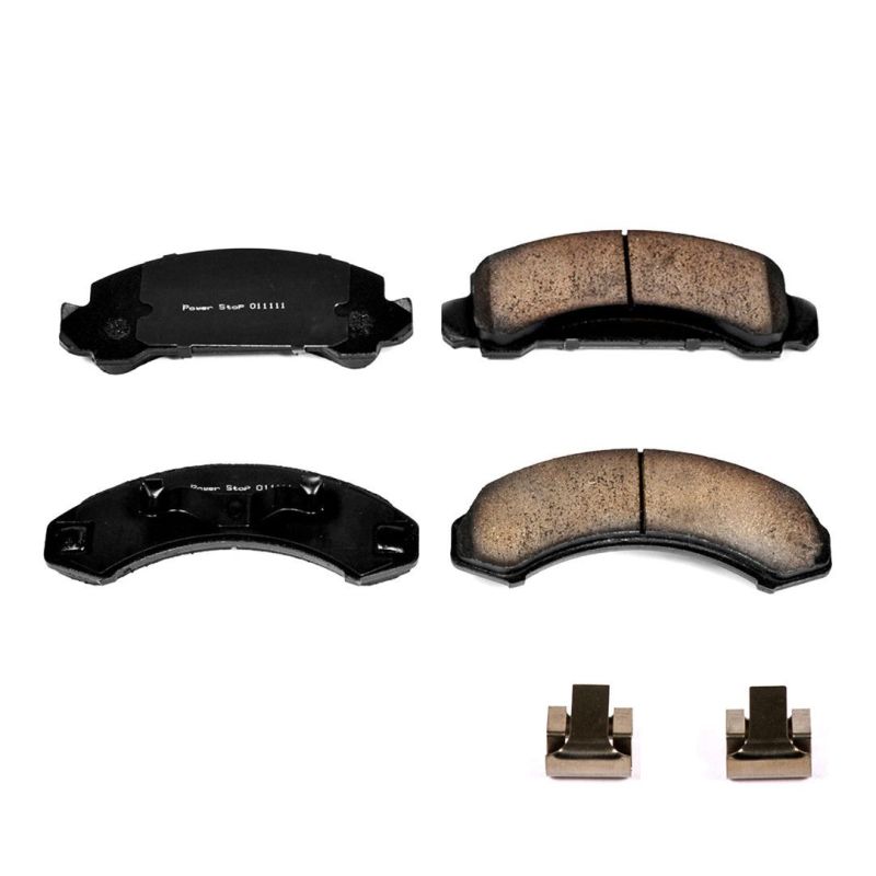 Power Stop 87-97 Ford Aerostar Front Z17 Evolution Ceramic Brake Pads w/Hardware PowerStop