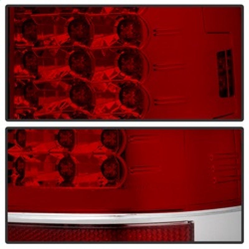 Spyder Ford Super Duty 08-15 Version 2 LED Tail Lights Red Clear ALT-YD-FS07-LED-G2-RC SPYDER