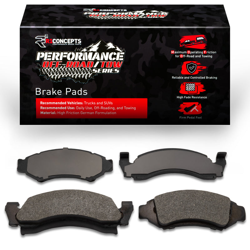 R1 86-93 Ford E-150 Econoline Front Performance Off-Road/Tow Brake Pads