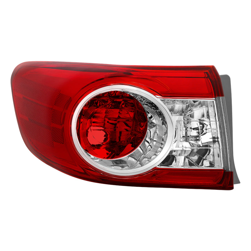 xTune 11-13 Toyota Corolla Driver Side Tail Light Outer - OEM Left ALT-JH-TC11-OE-OL SPYDER
