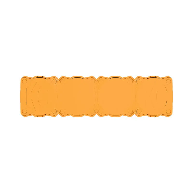 KC HiLiTES FLEX ERA LED Light Bar 10in. Light Shield - Amber (SHIELD ONLY) KC HiLiTES