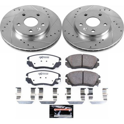 Power Stop 11-16 Buick LaCrosse Front Z26 Street Warrior Brake Kit PowerStop