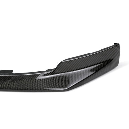 Seibon RA-style carbon fiber front lip for 2006 Mitsubishi EVO9 - FL0607MITEVO9-RA